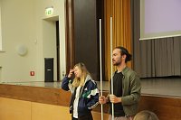 Bild: Spuren hinterlassen - vom Campus aus ging es f&uuml;r rund 100 Studierende heute hinaus, die Region und ihre Verein kennen lernen