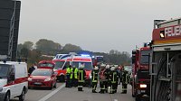 Bild: Schwerer Unfall auf der A 38