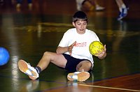 Handballtraining mit Dago Leukefeld Bild: Handballtraining mit Dago Leukefeld
