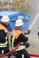 Bild: Hei&szlig;e Ausbildung im Brandcontainer