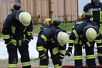 Bild: Hei&szlig;e Ausbildung im Brandcontainer
