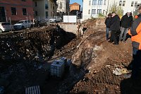 Bild: An der Baugrube
