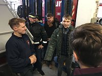 Bild: Besuch bei der Berufsfeuerwehr Erfurt