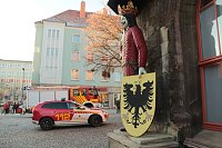 Bild: Evakuierung nach Bombenfund