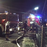 Bild: Vierseitenhof in Trebra brannte