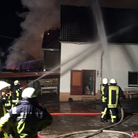 Bild: Vierseitenhof in Trebra brannte