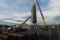 Bild: Der Versuch, ein Silo zu demontieren