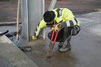 Bild: Der Versuch, ein Silo zu demontieren