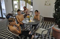 Bild: Schulanfangsparty im Badehaus