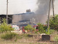 Bild: Brand am Bahnhof