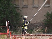 Bild: Brand am Bahnhof