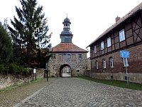 Bild: Peter Blei unterwegs im Kloster Michaelstein bei Blankenburg