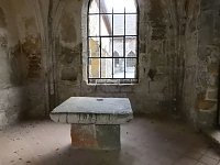 Bild: Peter Blei unterwegs im Kloster Michaelstein bei Blankenburg