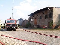 Bild: Brand am Bahnhof