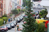 Brand in Nordhausen Bild: Brand in Nordhausen