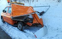 Bild: Auf Schilderwagen aufgefahren