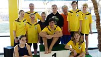 Bild: Die Nordh&auml;user Schwimmer beim Neujahrscup in Northeim