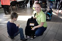 Bild: Staudenmayers Schulranzentag im Autohaus Peter