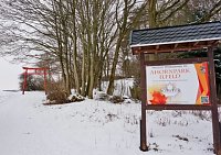 Taucher auf Winterwanderung Bild: Taucher auf Winterwanderung