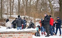 Taucher auf Winterwanderung Bild: Taucher auf Winterwanderung