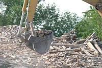 Bild: Foto: Abriss des Hauses