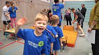 Bild: Kindergartensporttag in der Wiedigsburghalle