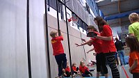 Bild: Kindergartensporttag in der Wiedigsburghalle