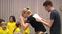 Bild: Kindergartensporttag in der Wiedigsburghalle