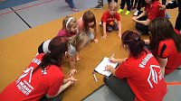 Bild: Kindergartensporttag in der Wiedigsburghalle