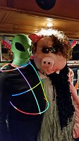 Bild: Fasching in der Bahn 2016, Thema: Men in Black