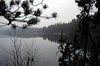 Bild: 02.05.06: See Sandvatten bei Nebel