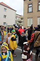 Bild: N&auml;rrinnen und Narren ziehen durch die Stadt (2)