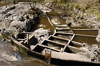 Bild: 08.05.06: Fischtreppe am Wasserfall