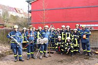 Bild: Gemeinsame &Uuml;bung von THW und Feuerwehr Gro&szlig;wechsungen