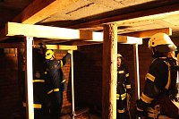 Bild: Gemeinsame &Uuml;bung von THW und Feuerwehr Gro&szlig;wechsungen