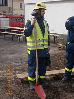 Bild: Gemeinsame &Uuml;bung von THW und Feuerwehr Gro&szlig;wechsungen