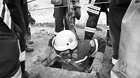 Bild: Gemeinsame &Uuml;bung von THW und Feuerwehr Gro&szlig;wechsungen