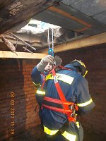 Bild: Gemeinsame &Uuml;bung von THW und Feuerwehr Gro&szlig;wechsungen