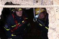 Bild: Gemeinsame &Uuml;bung von THW und Feuerwehr Gro&szlig;wechsungen