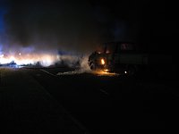 Bild: Kleintransporter brannte