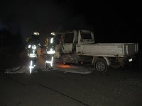 Bild: Kleintransporter brannte