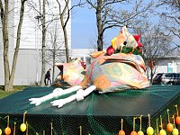 Bild: Vorbereitungen auf das Brunnenfest laufen