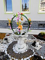 Bild: Vorbereitungen auf das Brunnenfest laufen