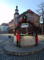 Vorbereitungen auf das Brunnenfest sind abgeschlossen Bild: Vorbereitungen auf das Brunnenfest sind abgeschlossen