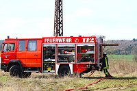 Flächenbrand bei Sollstedt Bild: Flächenbrand bei Sollstedt