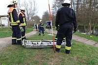 Bild: THW und Feuerwehren &uuml;bten an der Zorge