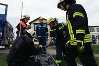 Bild: THW und Feuerwehren &uuml;bten an der Zorge