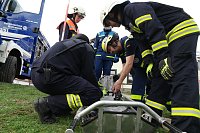 Bild: THW und Feuerwehren &uuml;bten an der Zorge
