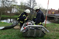 Bild: THW und Feuerwehren &uuml;bten an der Zorge
