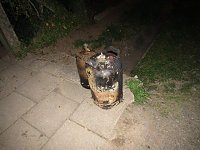 Bild: Gartenlaube abgebrannt